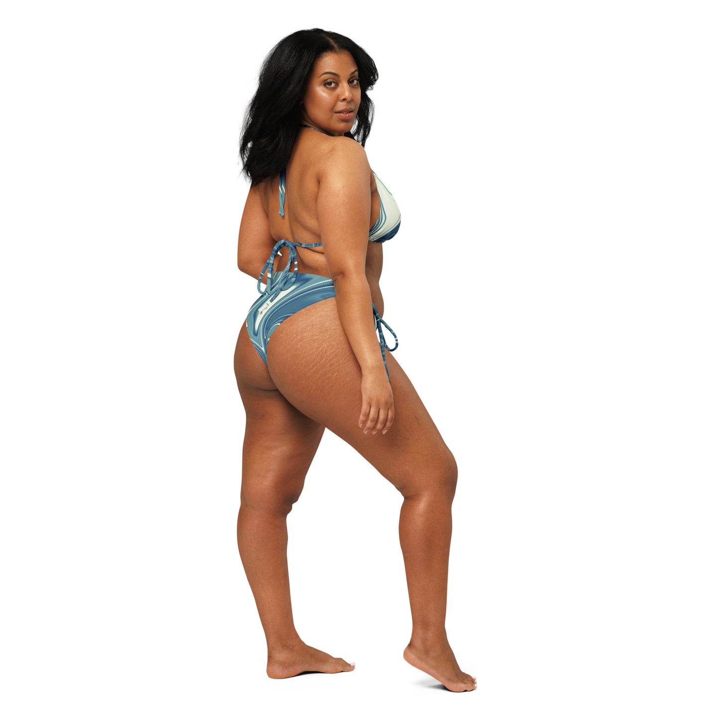 Schnürbikini "Ibiza Blue"
