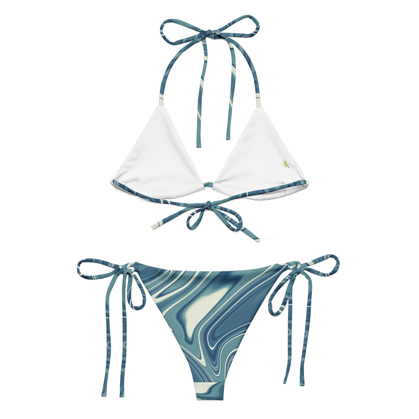 Schnürbikini "Ibiza Blue"