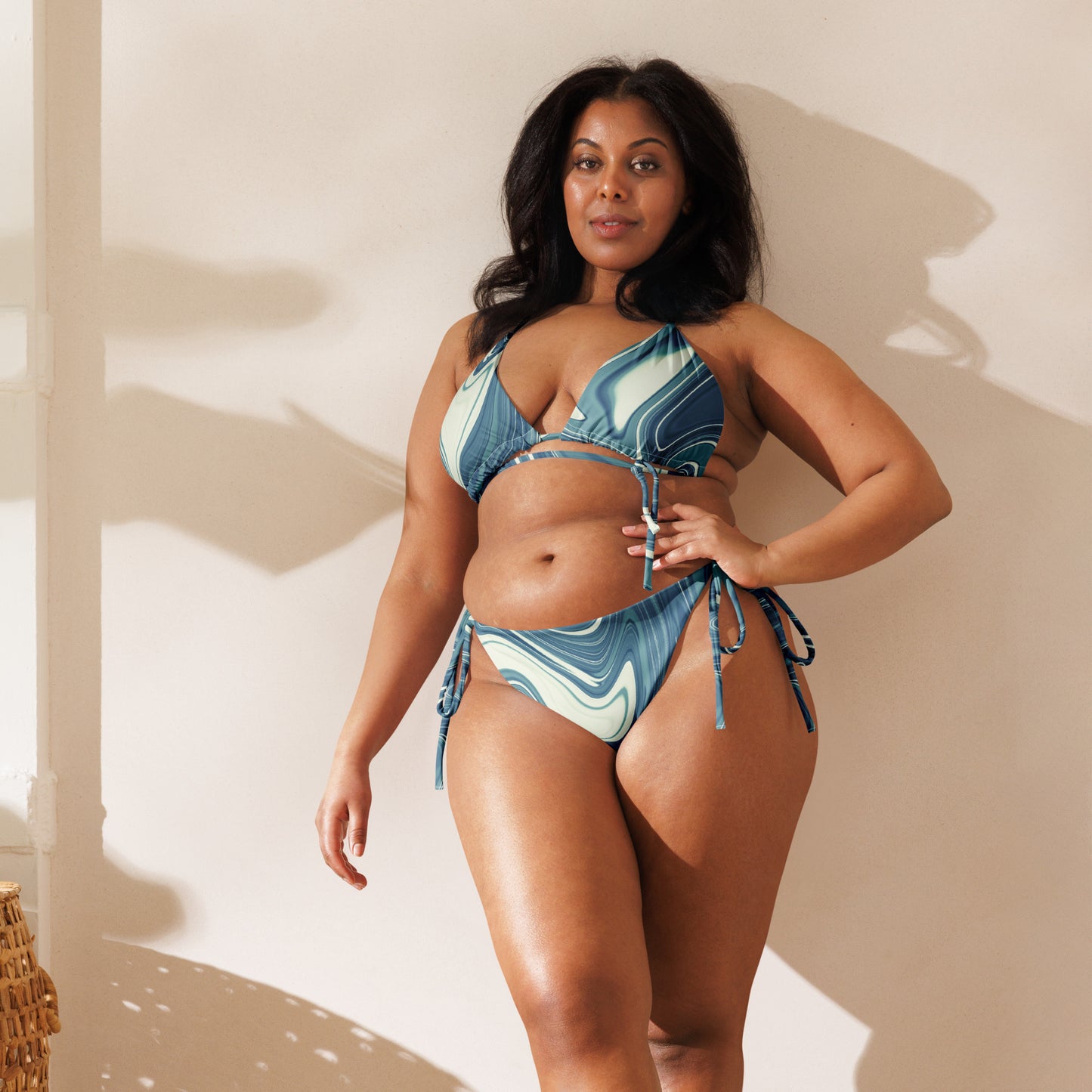 Schnürbikini "Ibiza Blue"