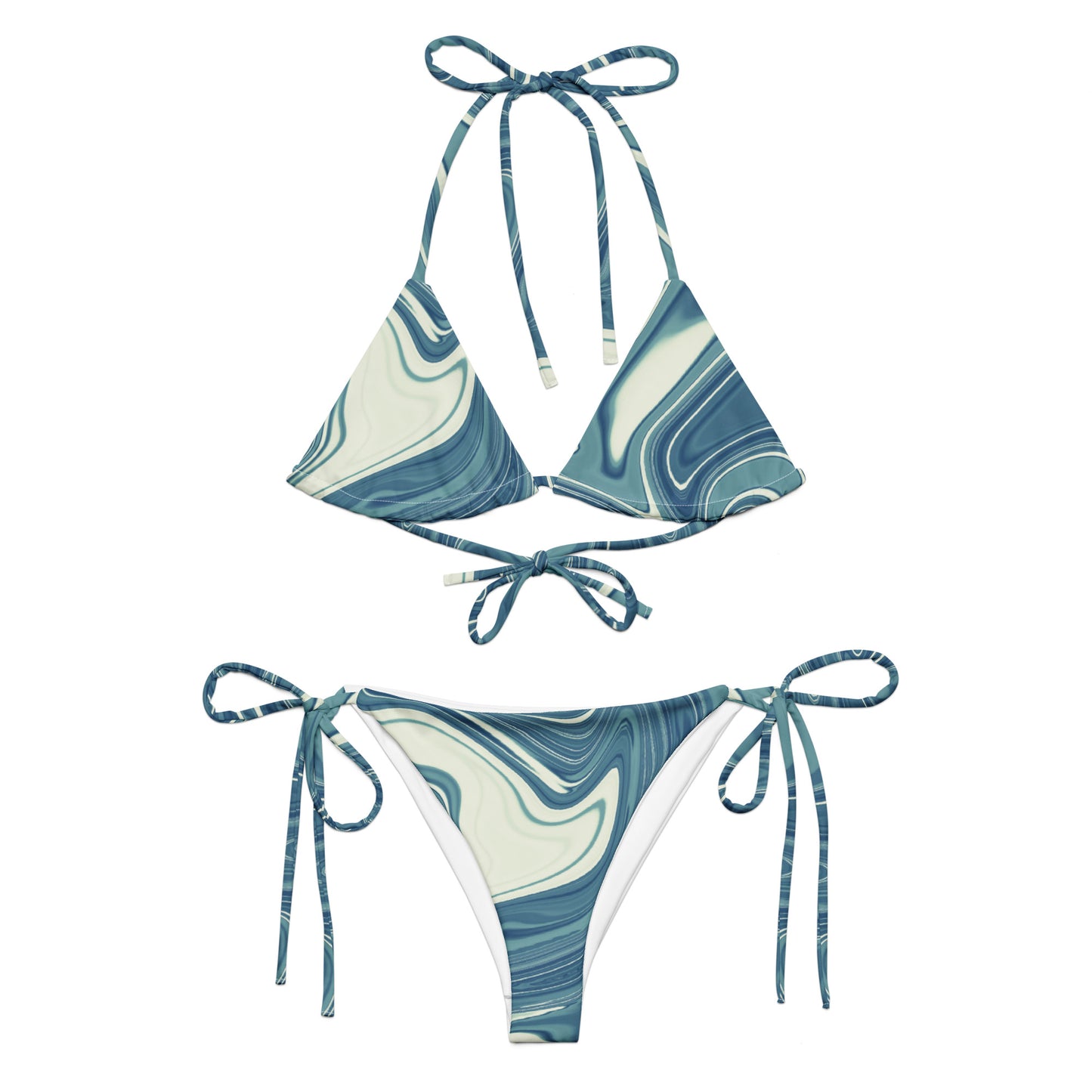 Schnürbikini "Ibiza Blue"