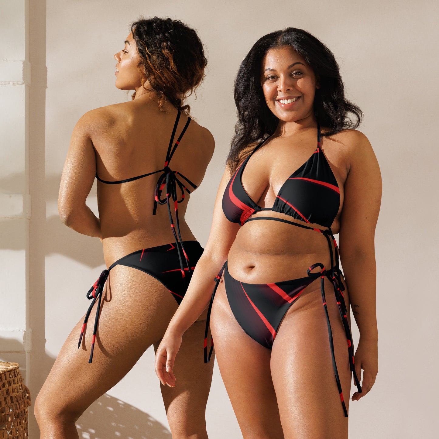 Schnürbikini "Black"