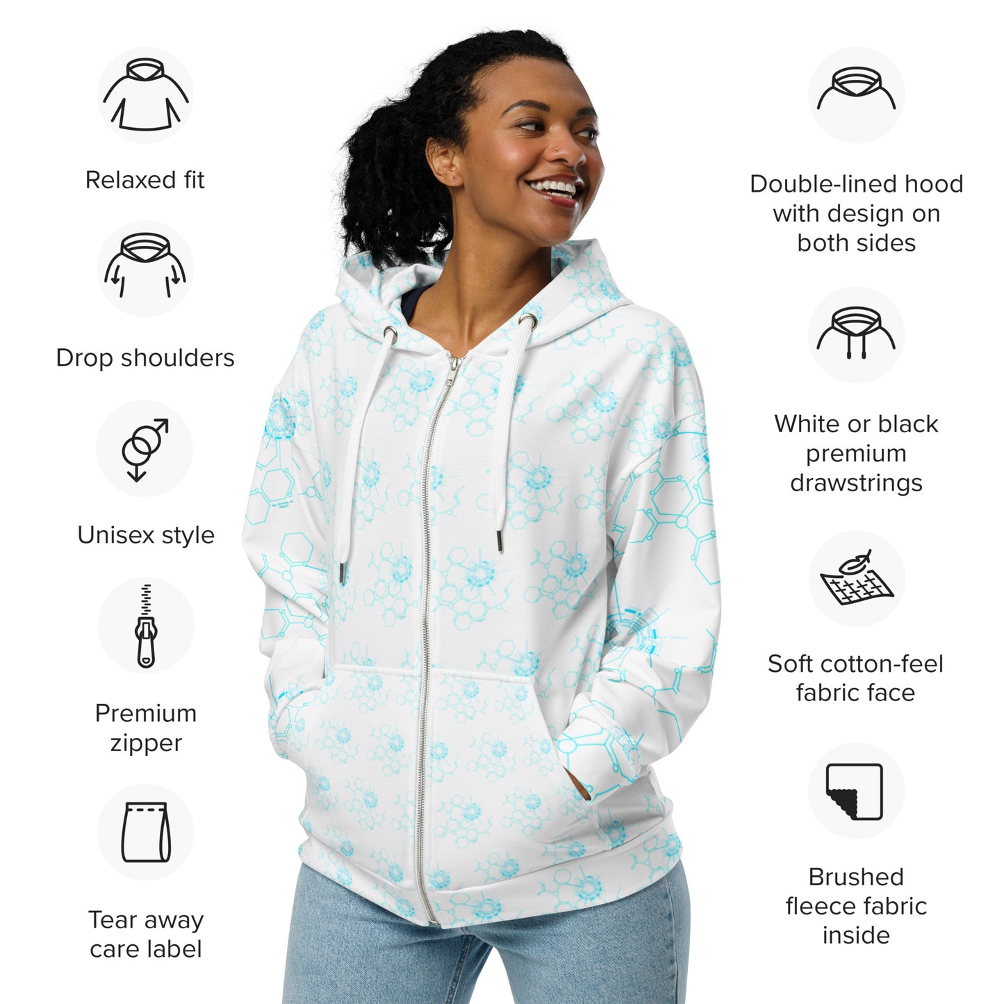 Zip-Hoodie Nachhaltigkeit mit Stil