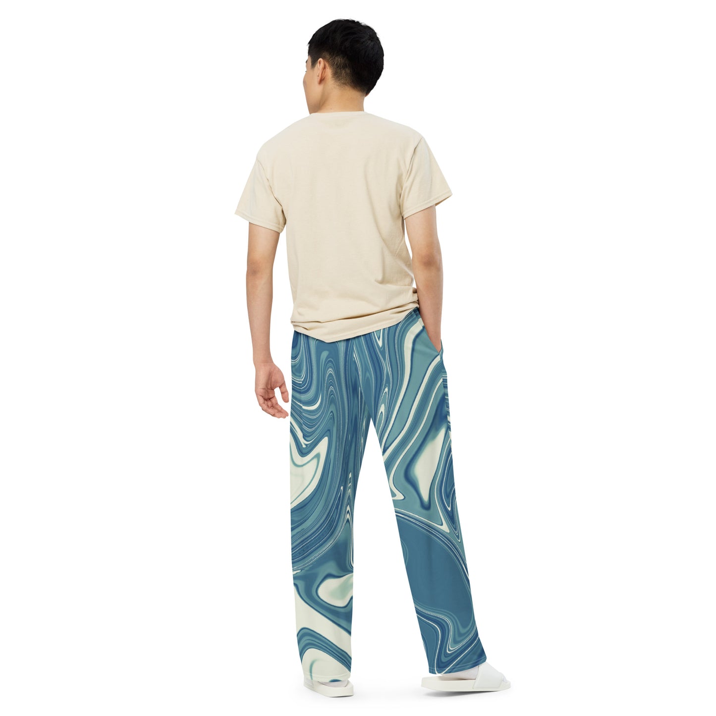 Unisex-Hose mit weiten Beinen