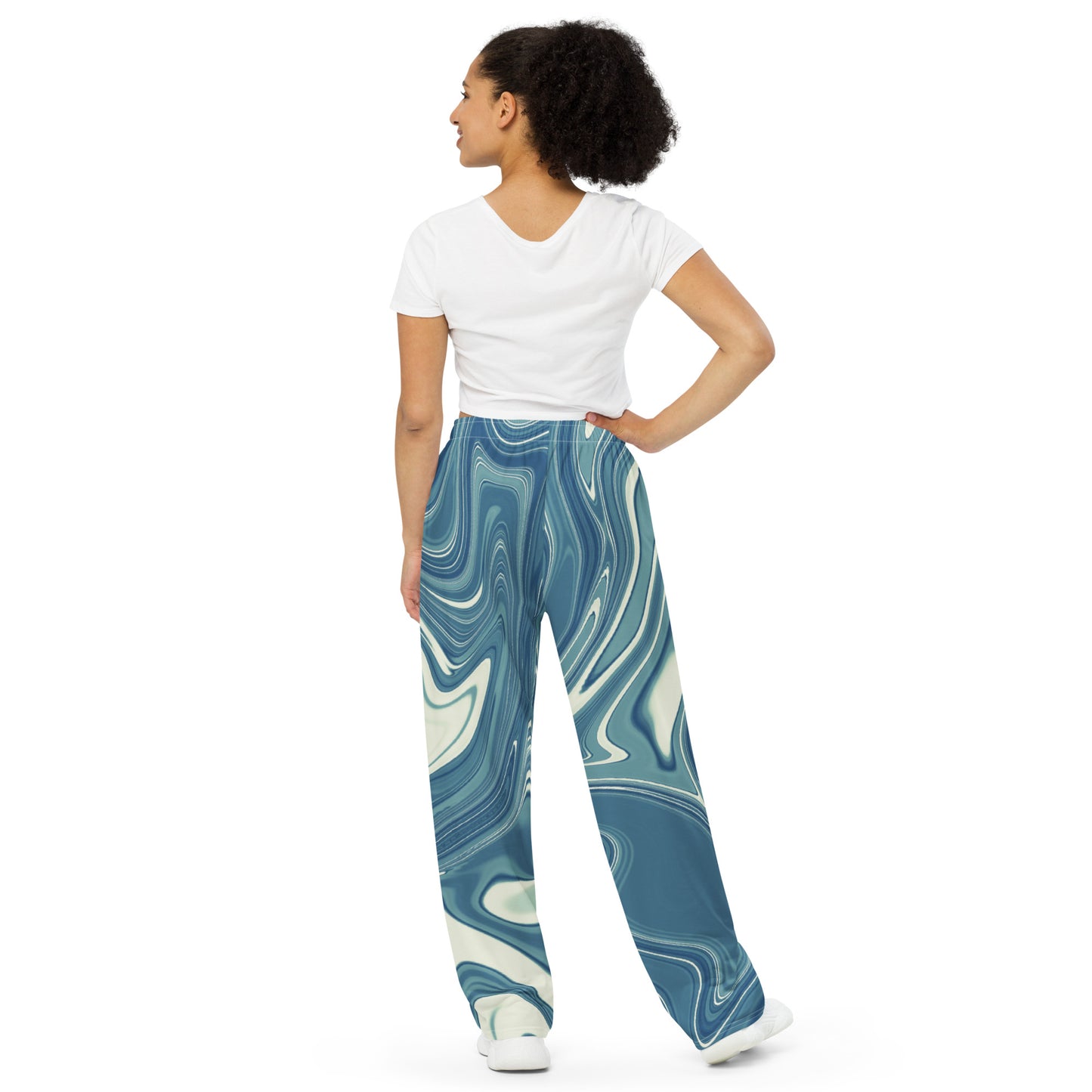 Unisex-Hose mit weiten Beinen