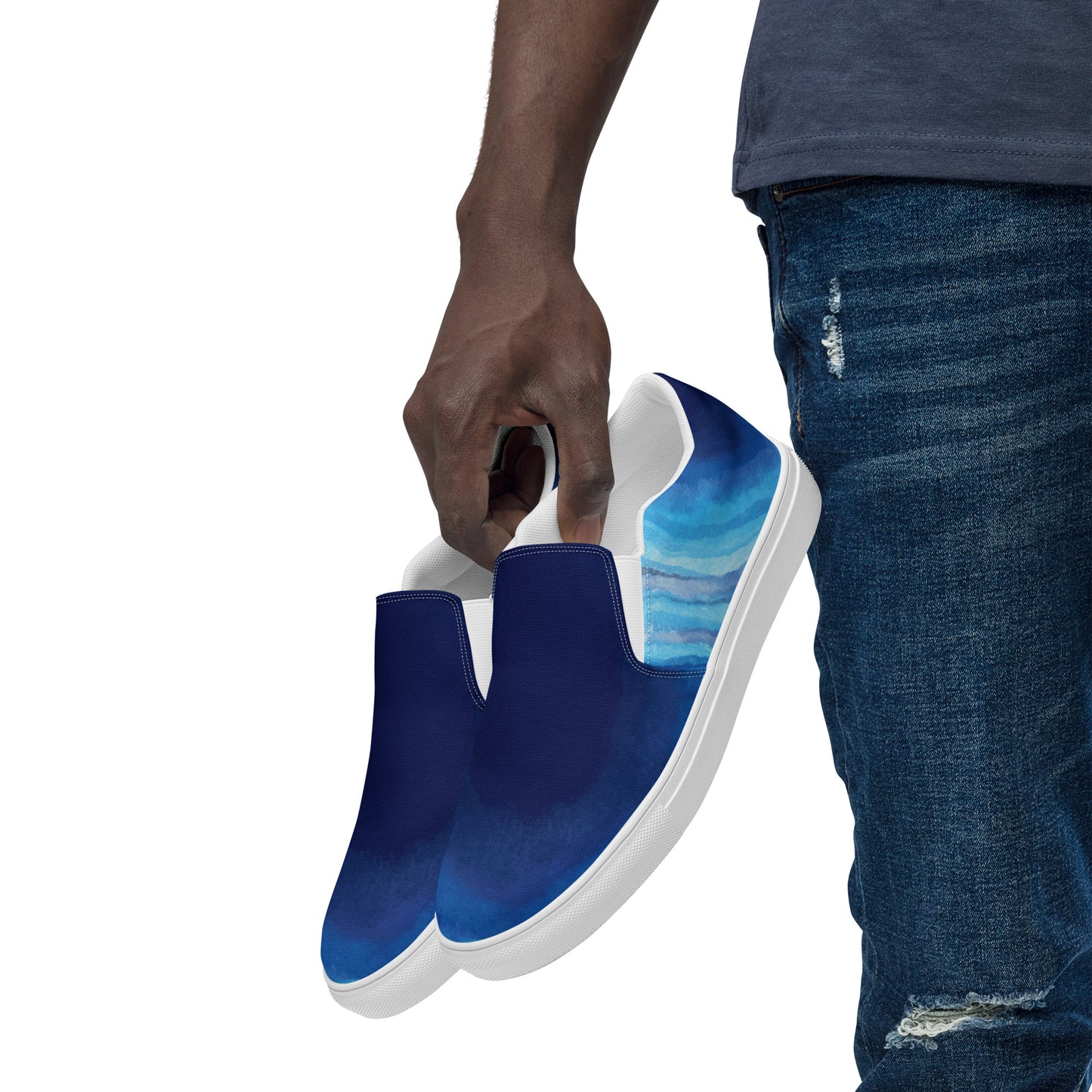 Herren-Canvas-Slipper