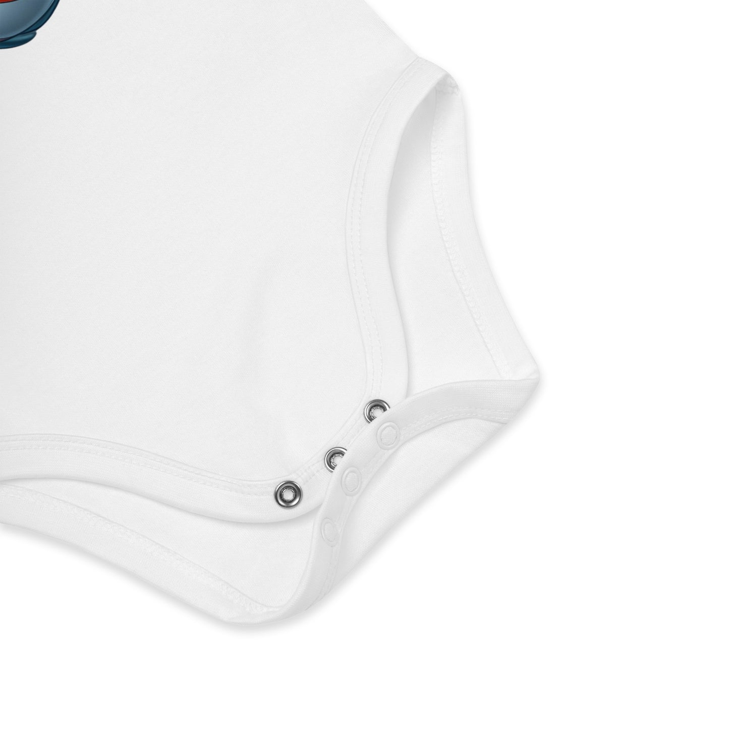 Babystrampler Delphin aus Bio-Baumwolle