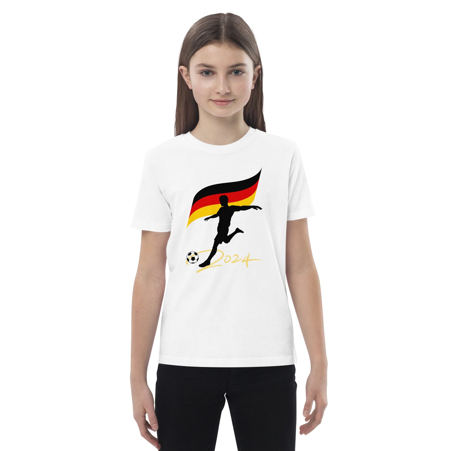 Bio-Baumwoll-T-Shirt "Fußball 2024"