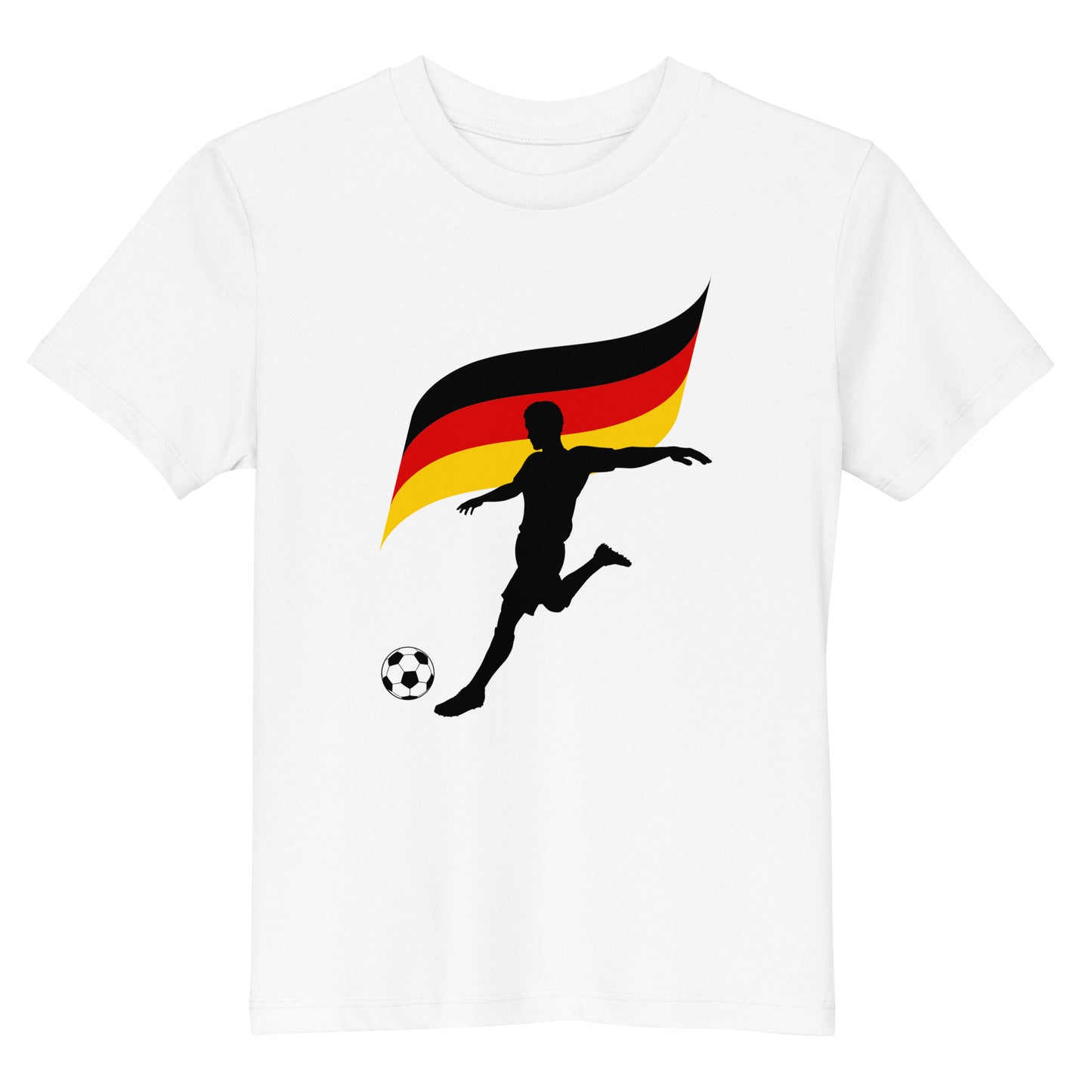 Bio-Baumwoll-T-Shirt für Kinder "Fußball"