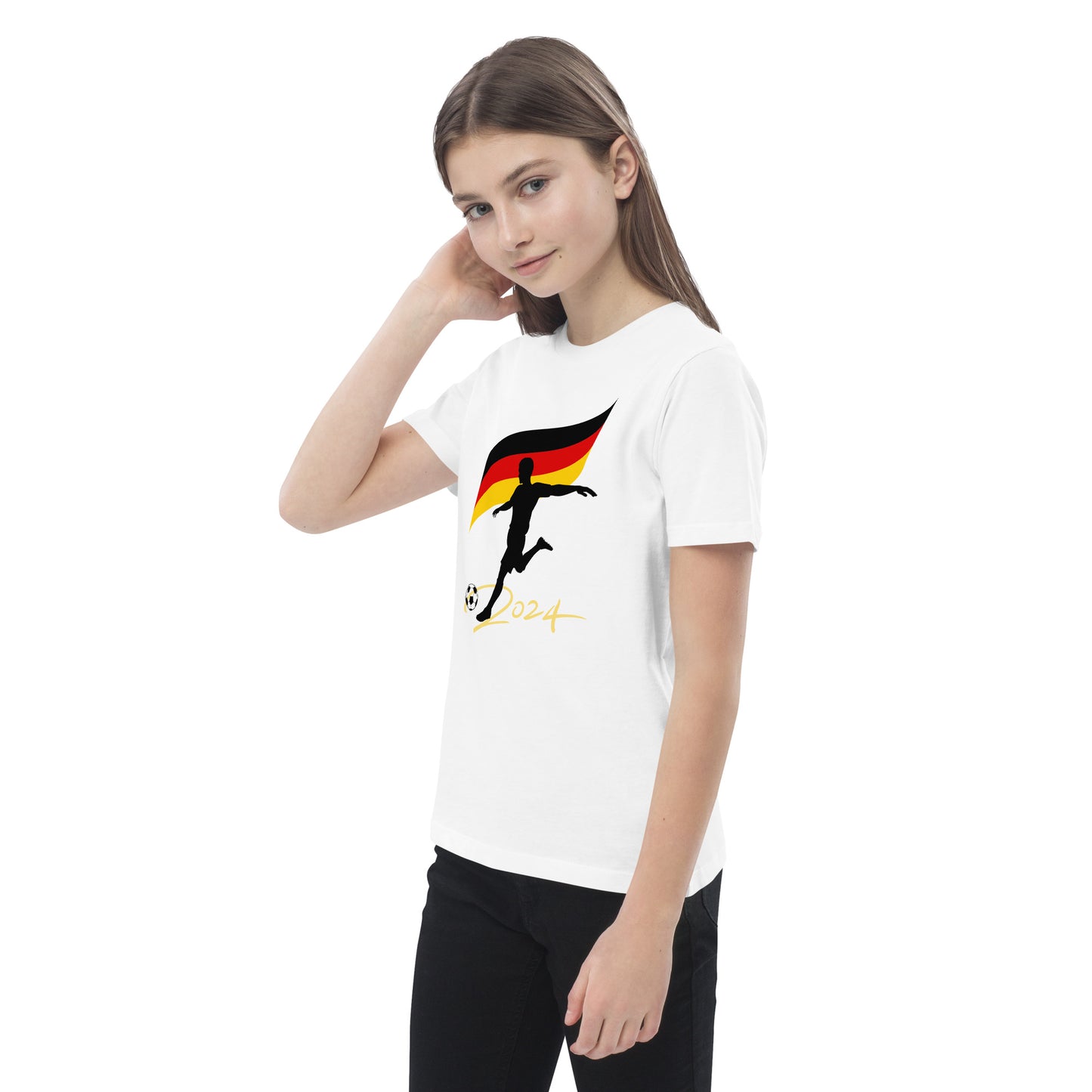 Bio-Baumwoll-T-Shirt "Fußball 2024"