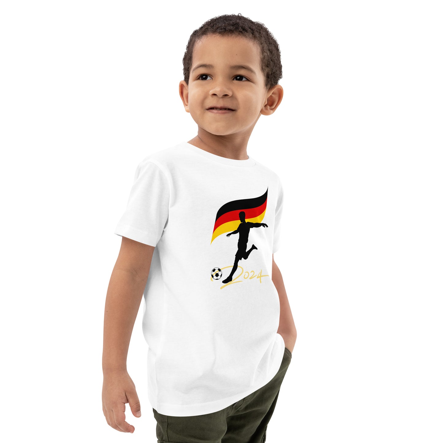 Bio-Baumwoll-T-Shirt "Fußball 2024"