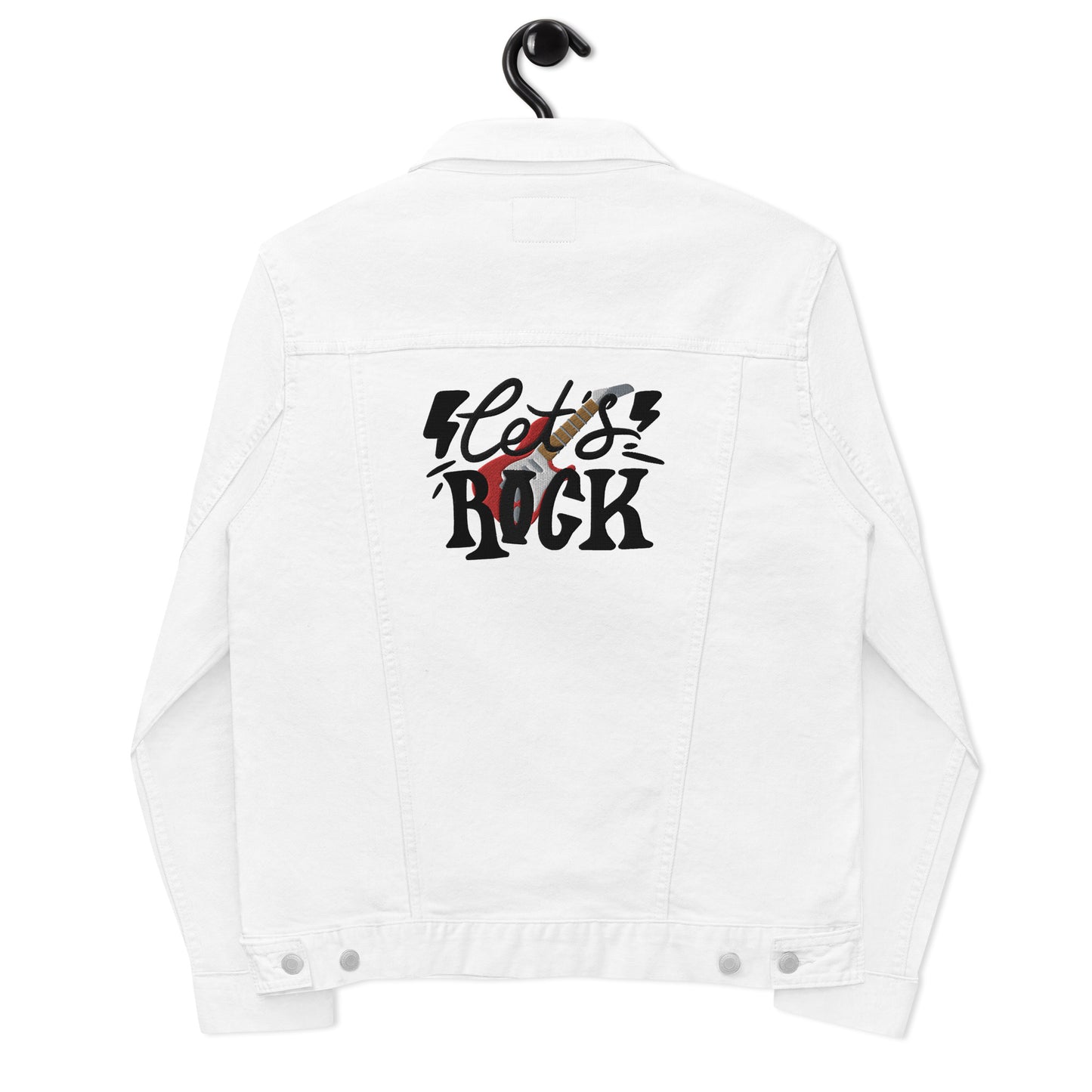 Unisex Jeansjacke"Let´s Rock"