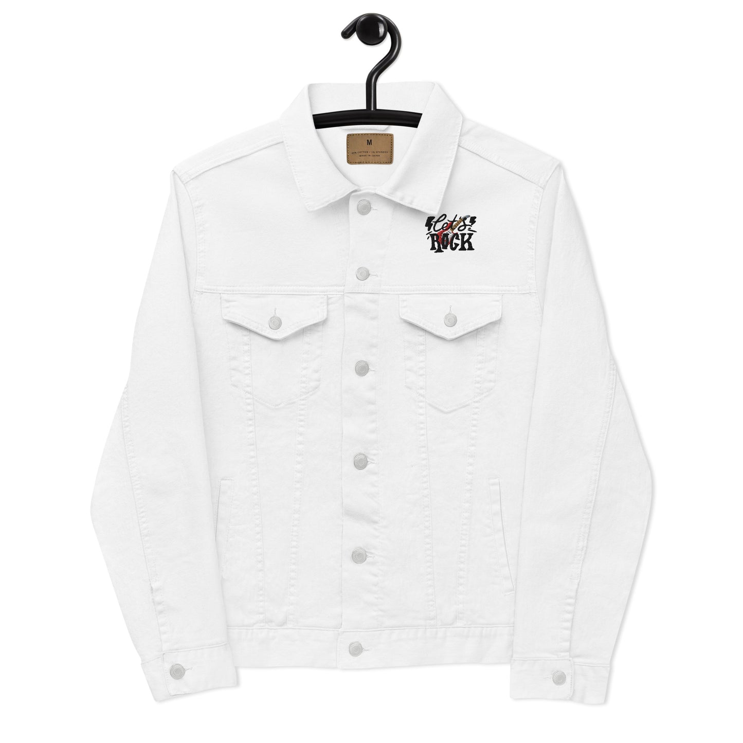 Unisex Jeansjacke"Let´s Rock"