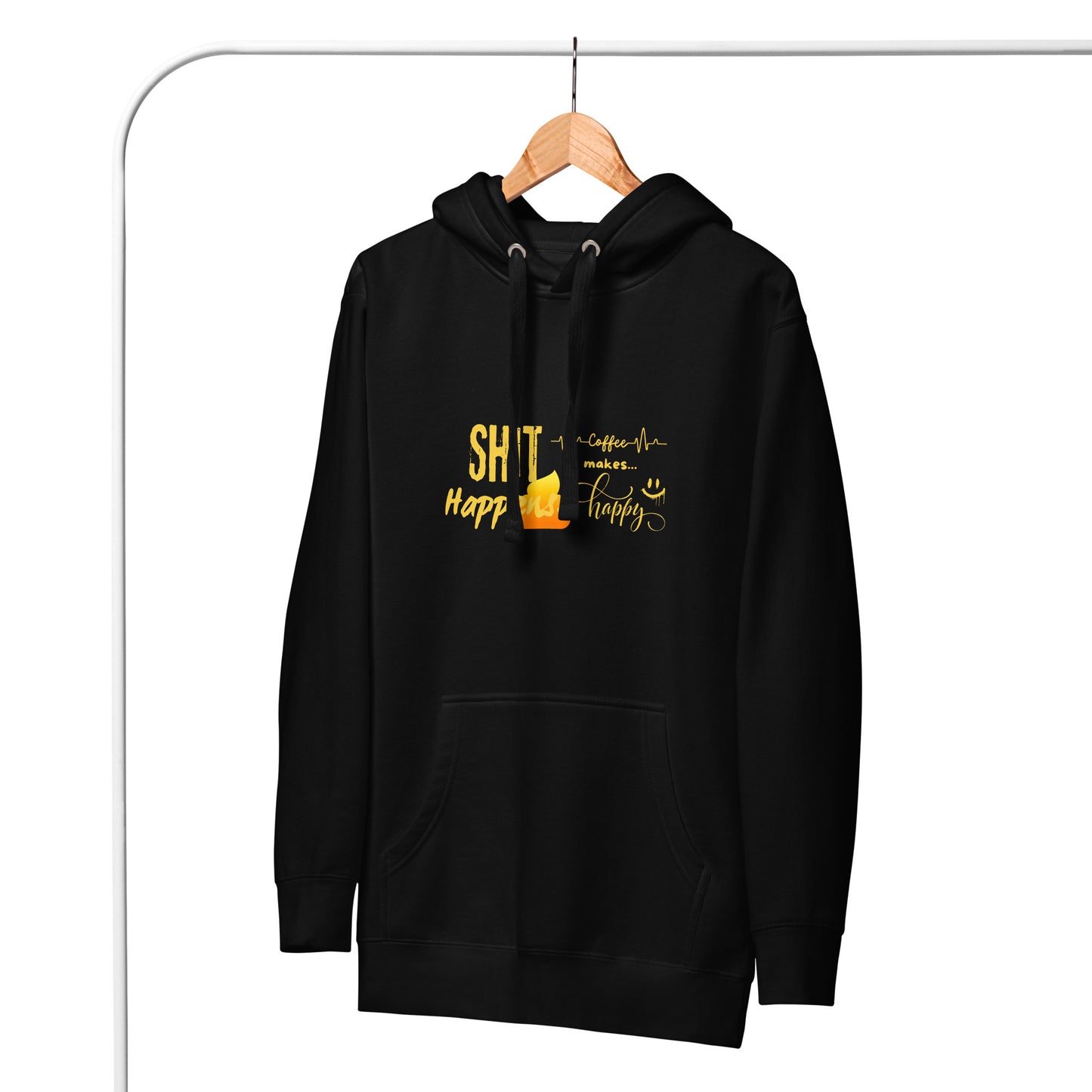 Unisex Hoodie "Shit Happens!"