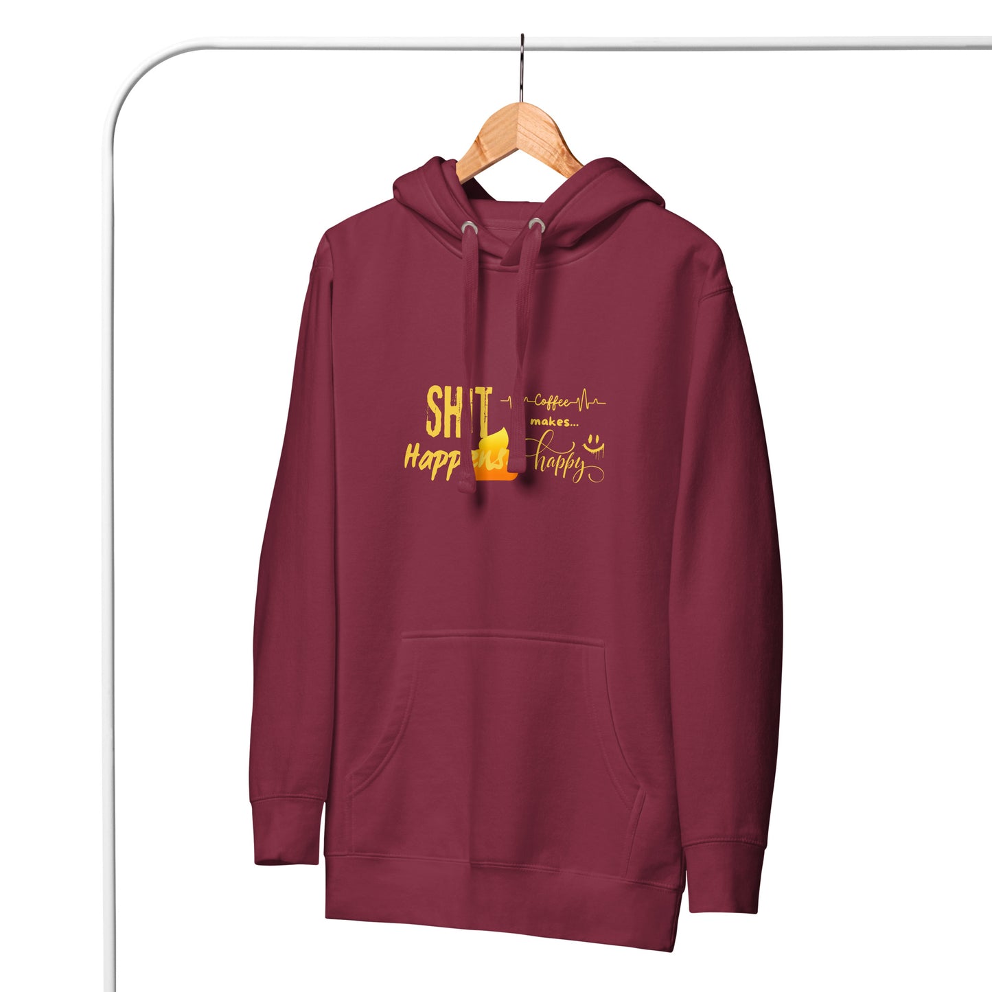 Unisex Hoodie "Shit Happens!"