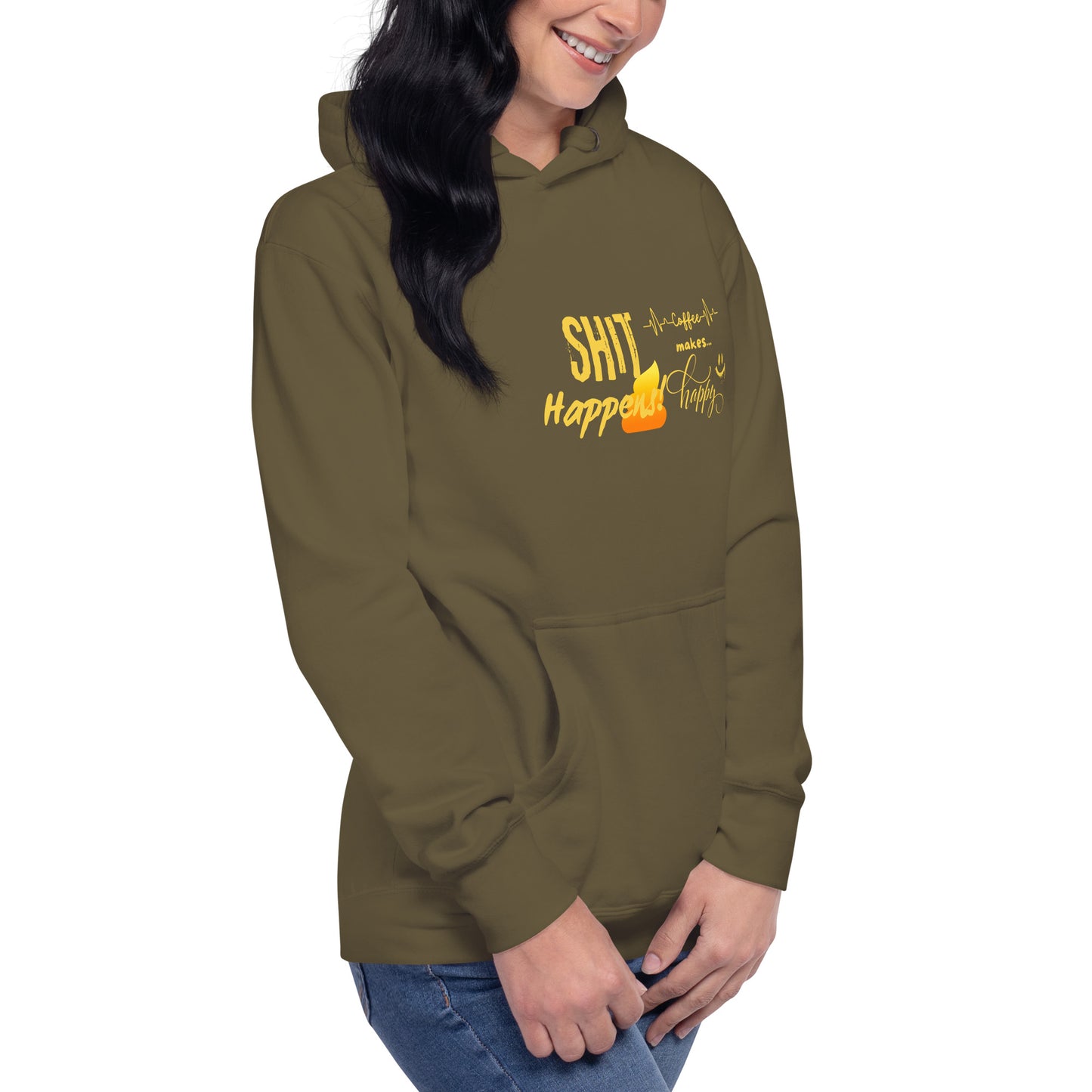 Unisex Hoodie "Shit Happens!"