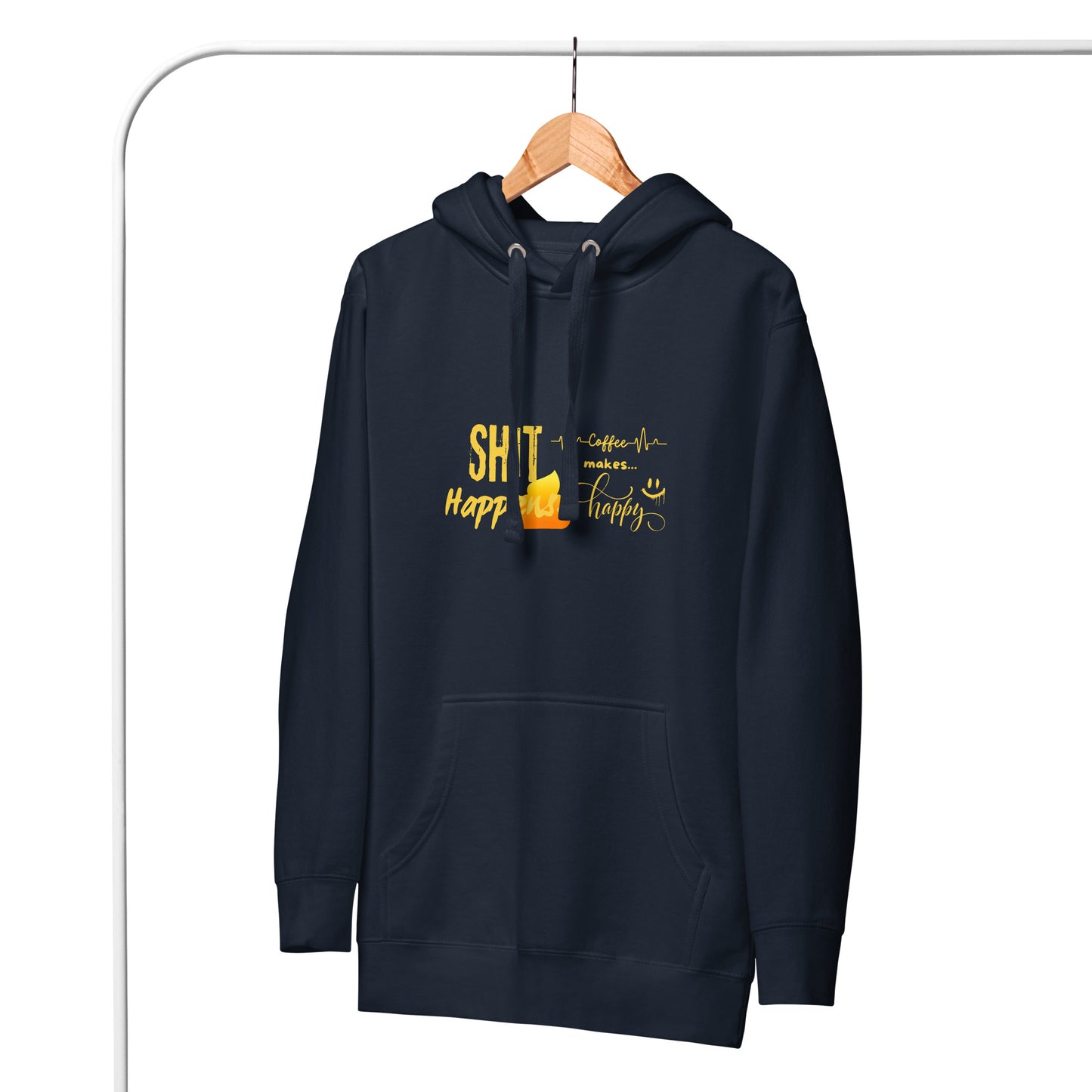 Unisex Hoodie "Shit Happens!"