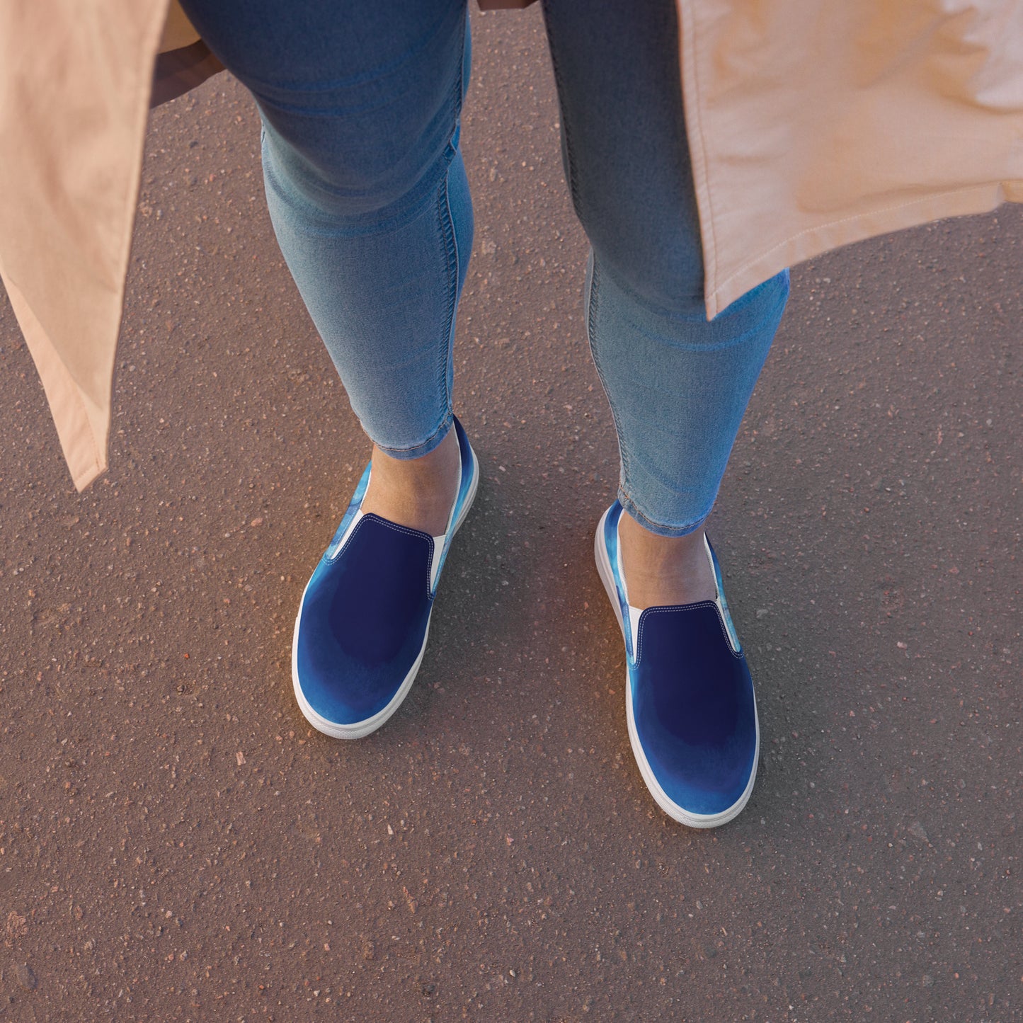 Damen-Canvas-Slipper