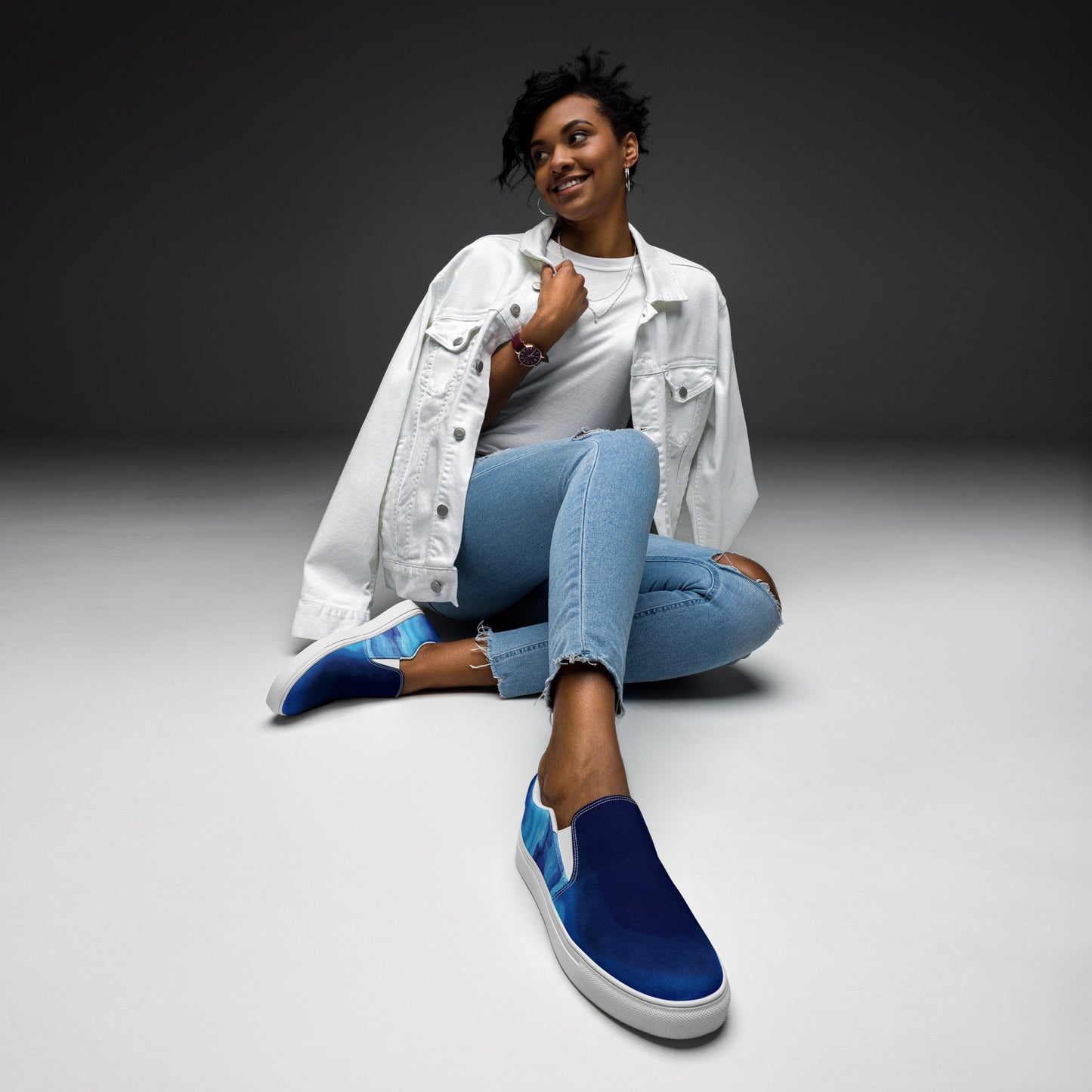 Damen-Canvas-Slipper