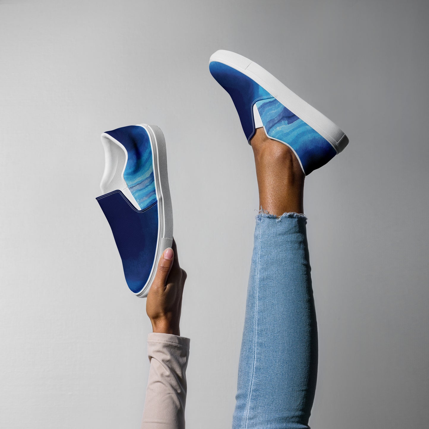 Damen-Canvas-Slipper