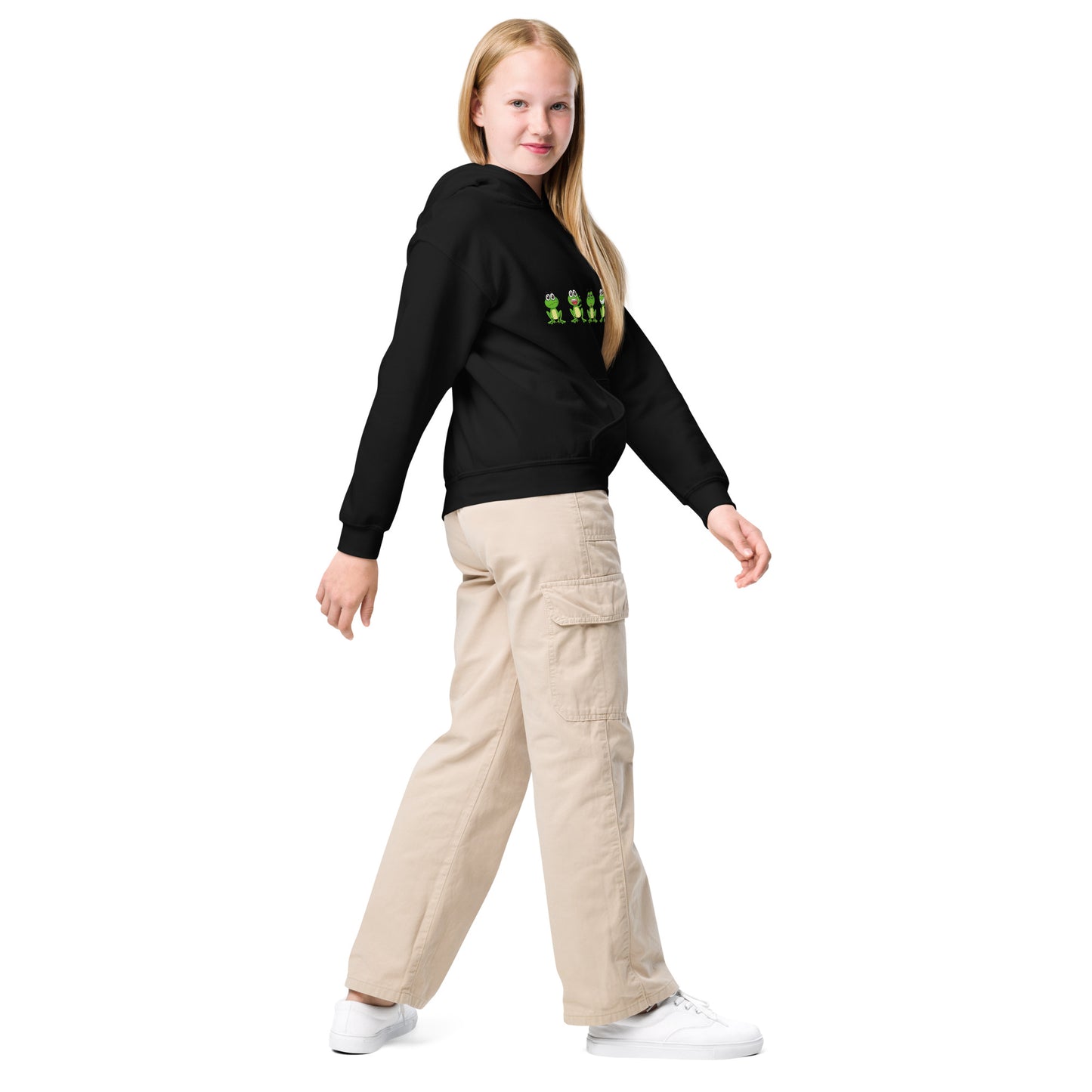 Heavy-Blend Hoodie Jugend "Frösche"