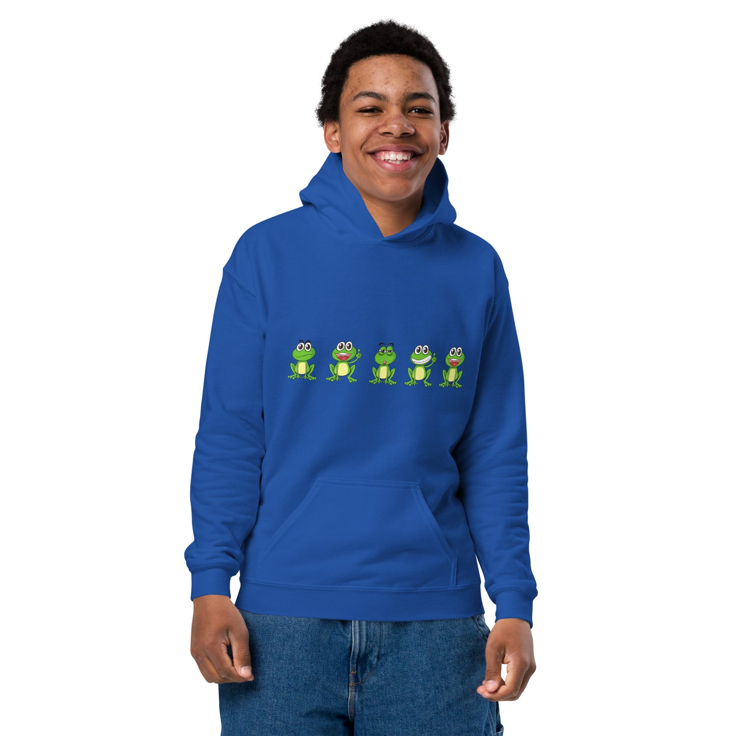 Heavy-Blend Hoodie Jugend "Frösche"