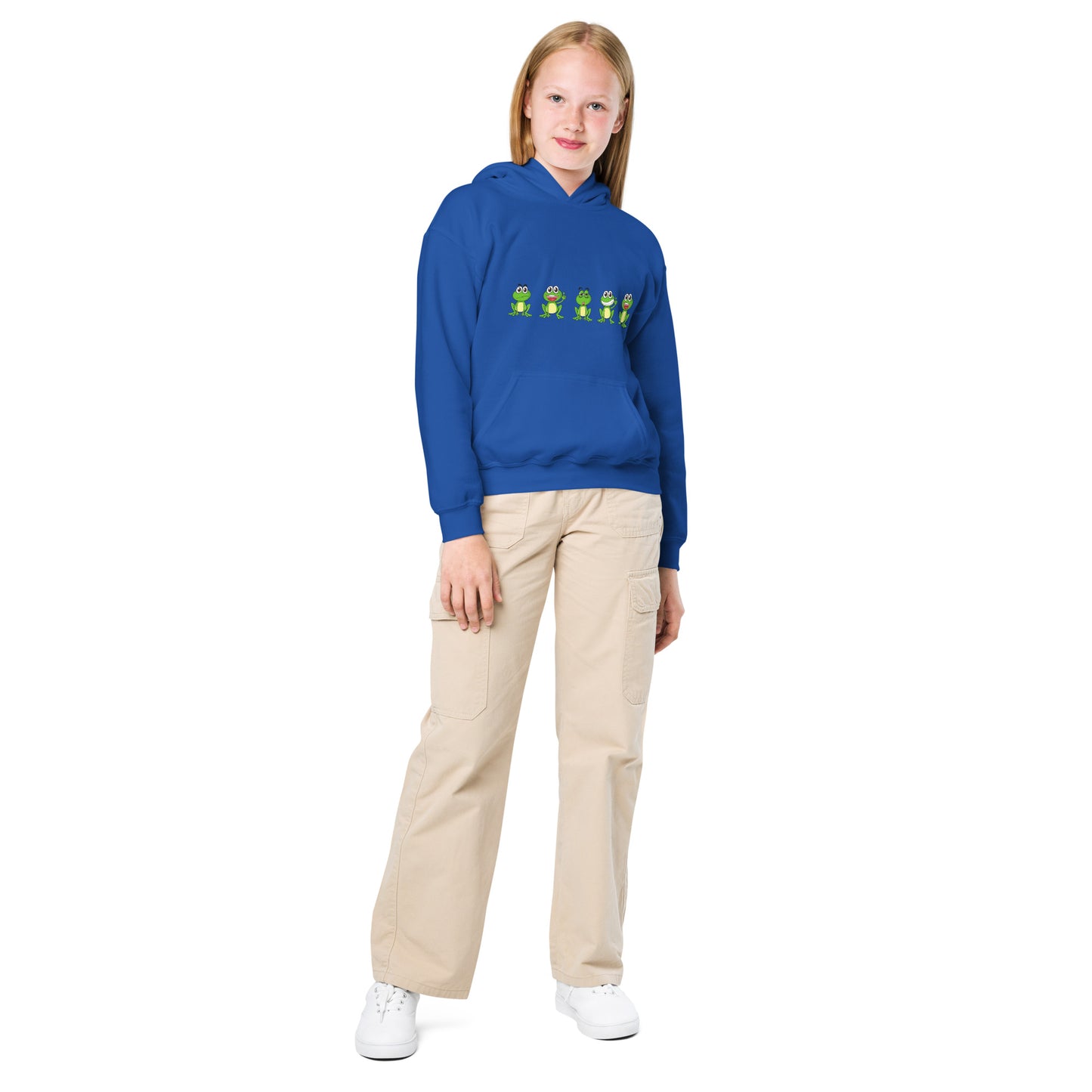 Heavy-Blend Hoodie Jugend "Frösche"