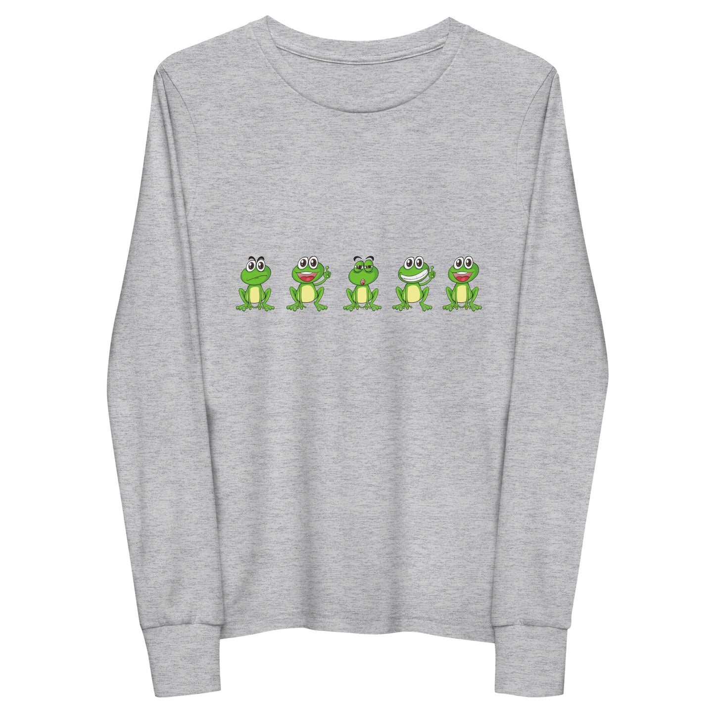 Langarm-T-Shirt für Jugendliche "Frösche"