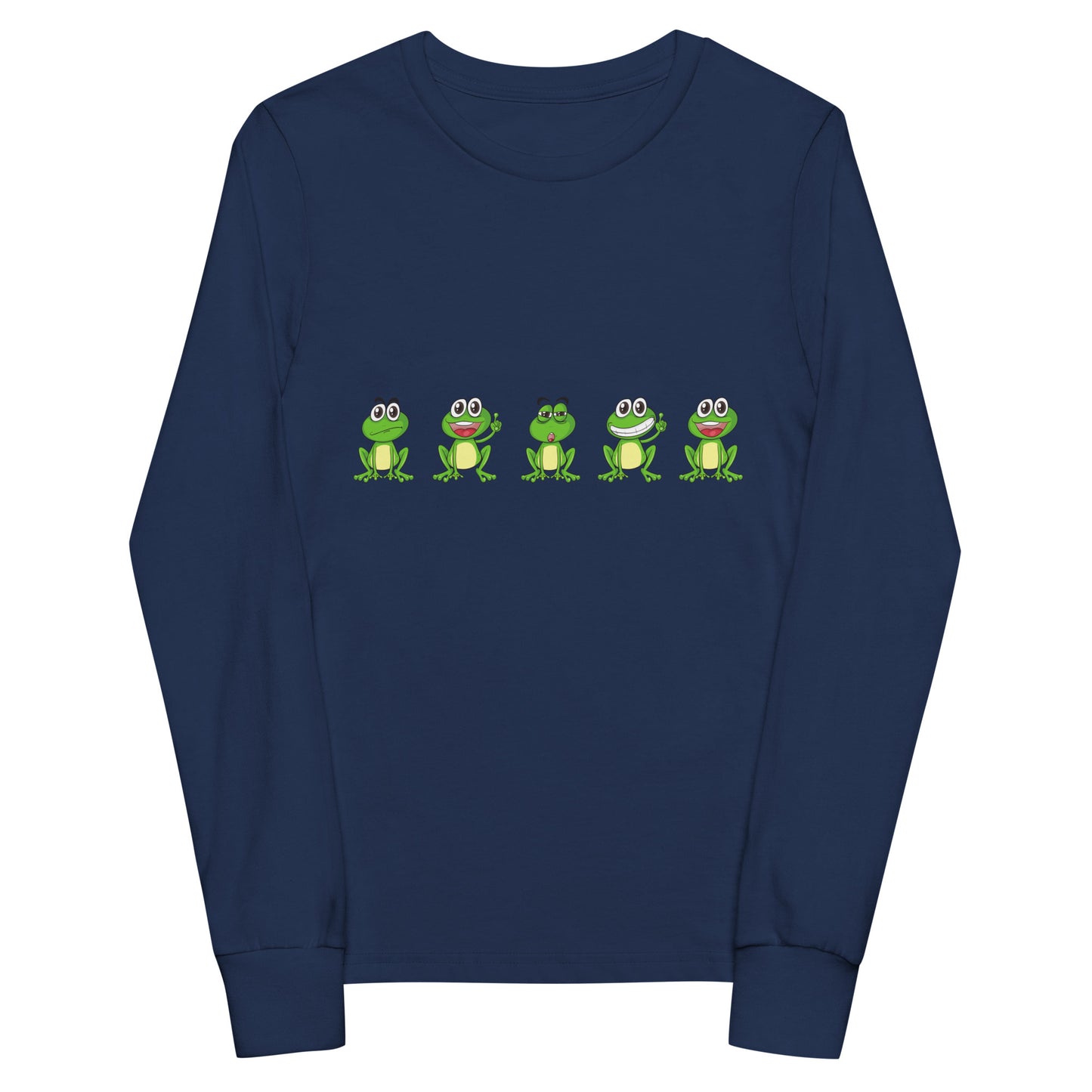 Langarm-T-Shirt für Jugendliche "Frösche"