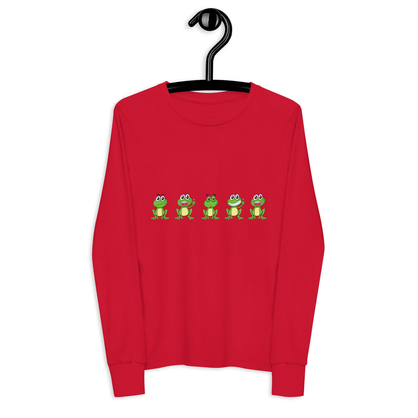 Langarm-T-Shirt für Jugendliche "Frösche"